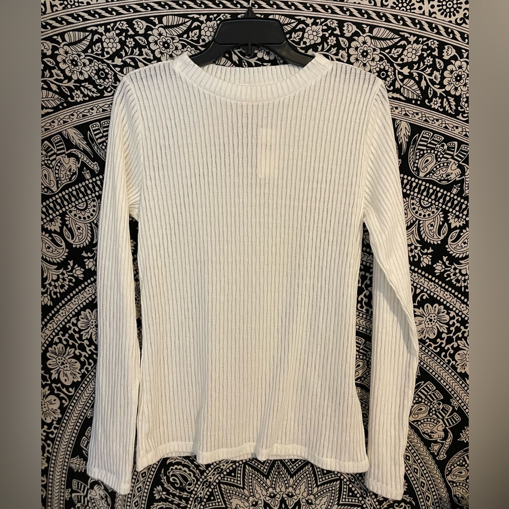 Pilcro Sheer Layering Top